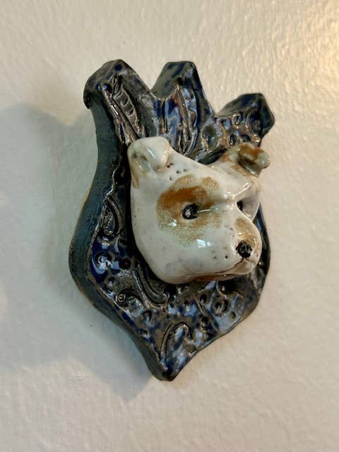 Bulldog on a Plaque - Lone Fox