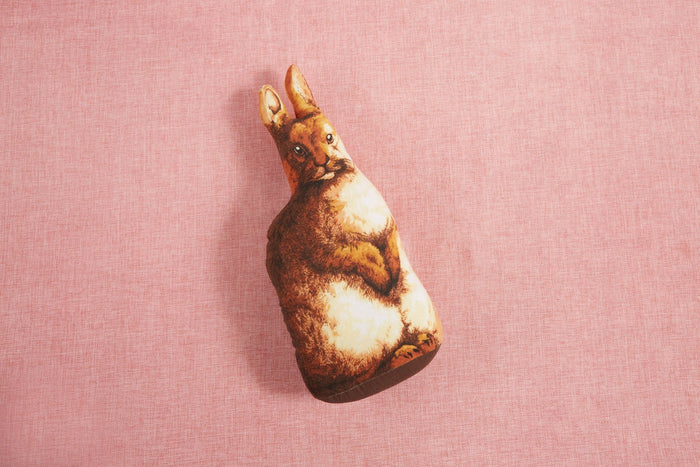 Bunny Antique Toy Pillow - Lone Fox