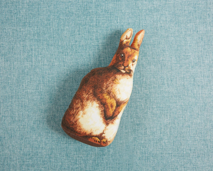 Bunny Antique Toy Pillow - Lone Fox