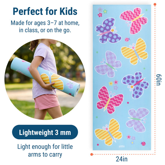 Butterfly Garden Yoga Mat