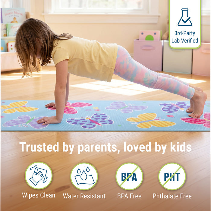 Butterfly Garden Yoga Mat