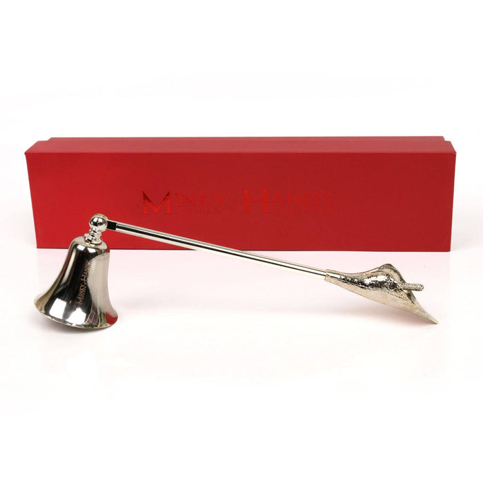 Calla Lily Brass Candle Snuffer: Silver - Lone Fox