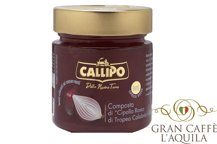 CALLIPO RED ONION SPREAD WITH "CIPOLLA ROSSA DI TROPEA CALABRIA I.G.P. -- 10.58oz