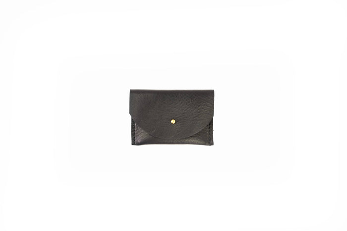 Cardholder - Black Leather - Lone Fox