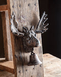 Cast Iron Moose Head Wall Bell - Lone Fox