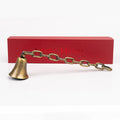 Chain Brass Candle Snuffer- Vintage/Black Flame Extinguisher: Bronze - Lone Fox