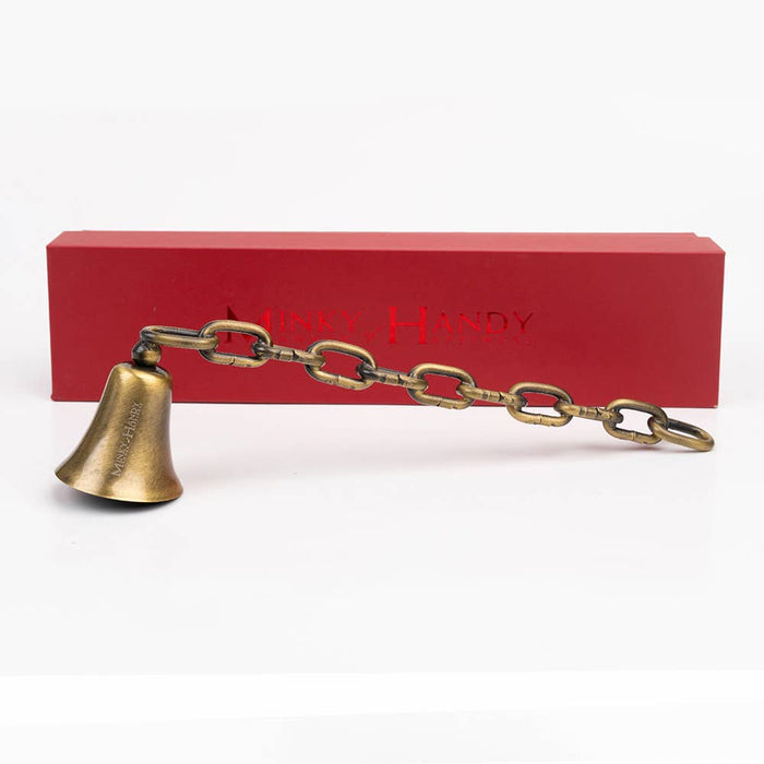Chain Brass Candle Snuffer- Vintage/Black Flame Extinguisher: Bronze - Lone Fox
