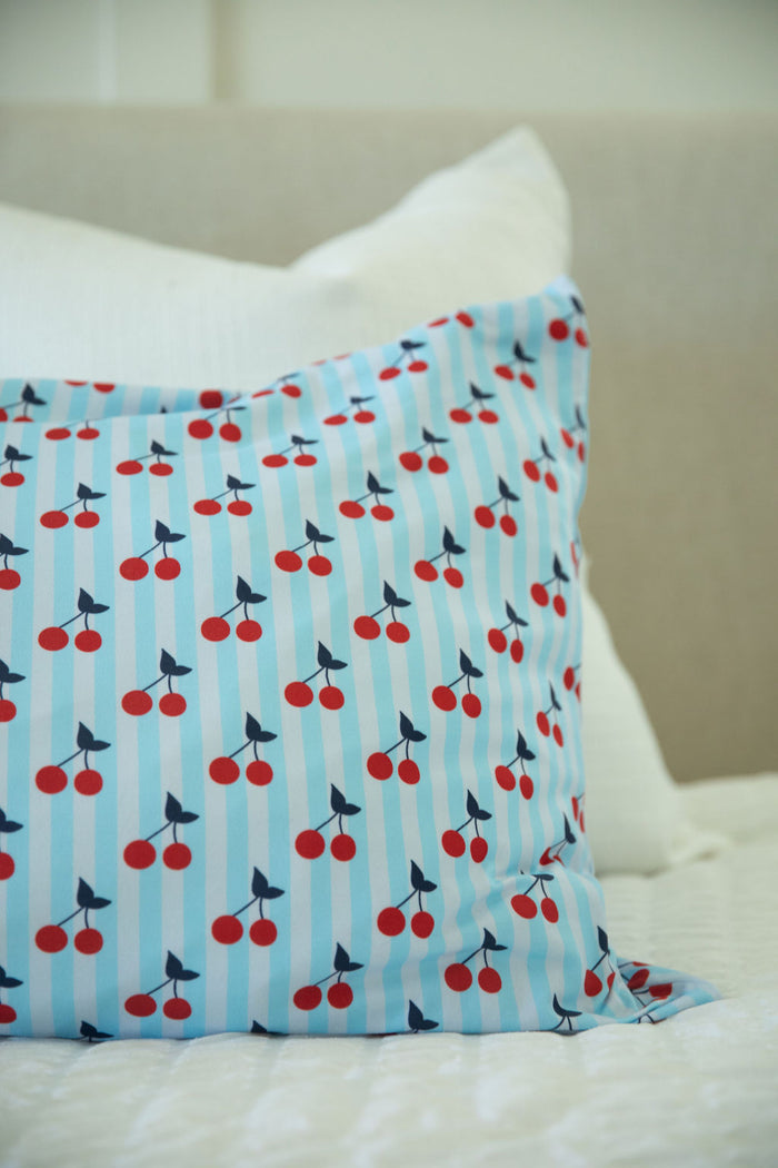 CHERRY STRIPES | PILLOW CASE