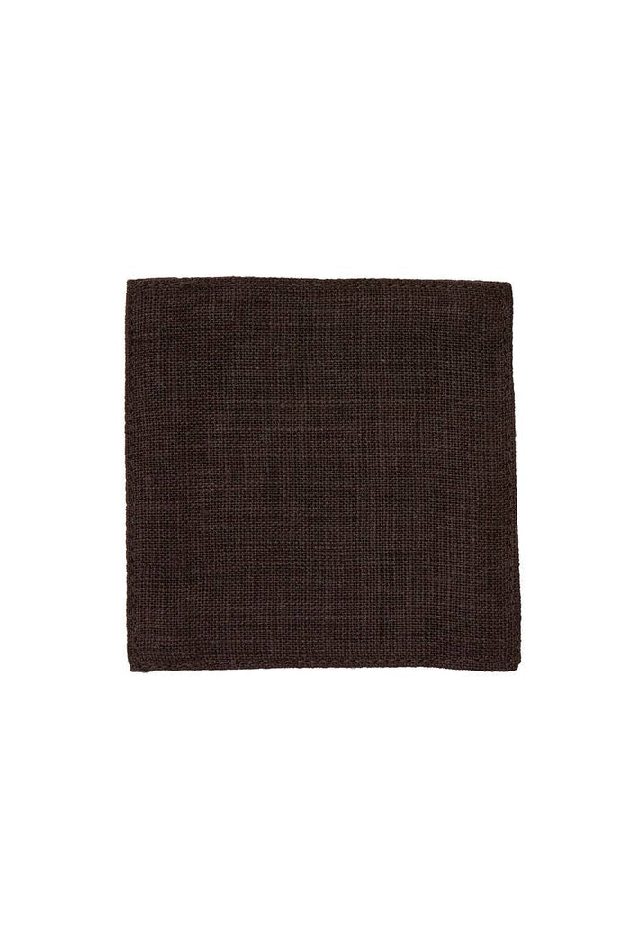 Chocolate Linen Coasters (Set of 4) - Lone Fox