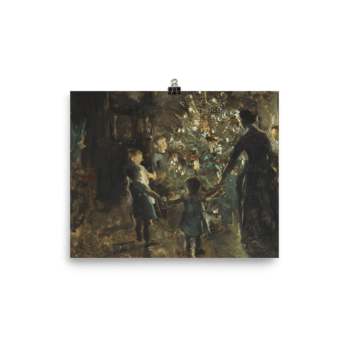 "Christmas Eve, study" Art Print - Lone Fox
