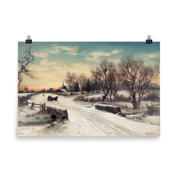 "Christmas Morn" Art Print - Lone Fox