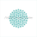 Chrysanthemum Stencil