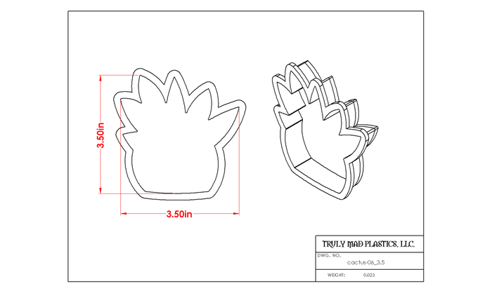 Cookie Cutter Blyss Cactus by TMP