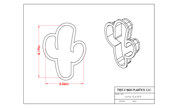Cookie Cutter Blyss Cactus by TMP