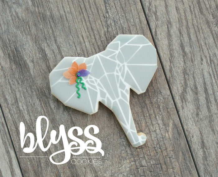 Cookie Cutter Blyss Elephant Face by TMP