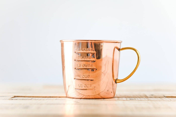 Copper Liquid Measuring Cup - 2.5 Cup - Lone Fox