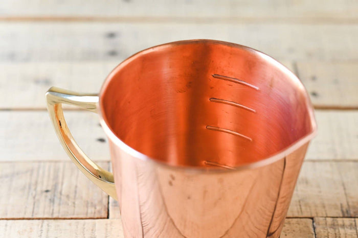 Copper Liquid Measuring Cup - 2.5 Cup - Lone Fox