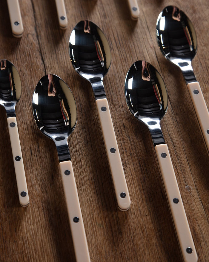 Cream Bistrot Flatware (Set of 20) - Lone Fox