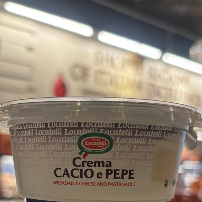 CREMA CACIO E PEPE - SPREADABLE CHEESE & PASTA SAUCE - LOCATELLI - 5.29oz