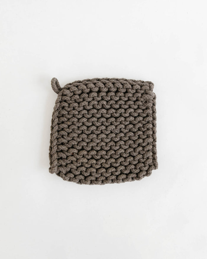 Crocheted Pot Holder - Neutral - Lone Fox
