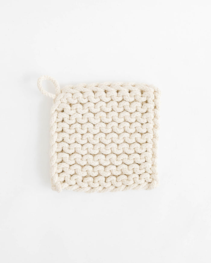 Crocheted Pot Holder - Desert Hues - Lone Fox