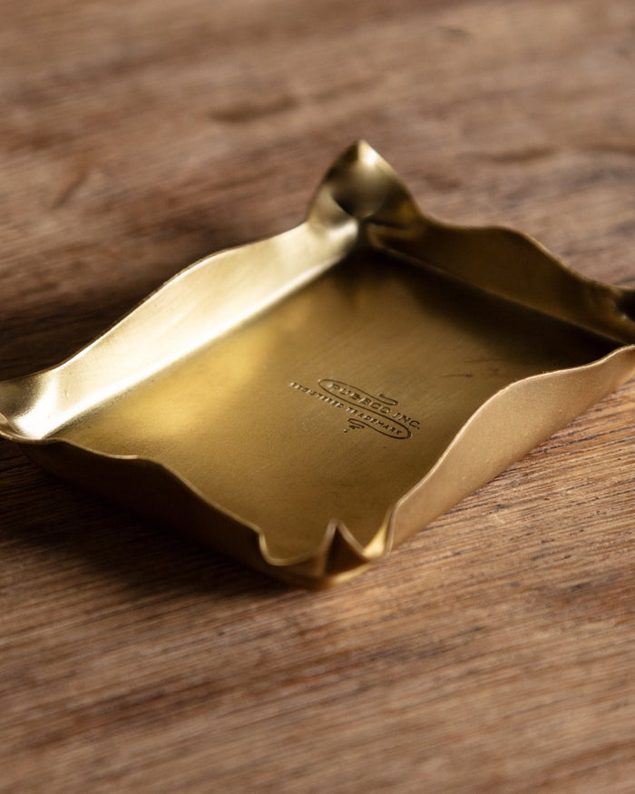 Curl Corner Brass Small Tray - Lone Fox