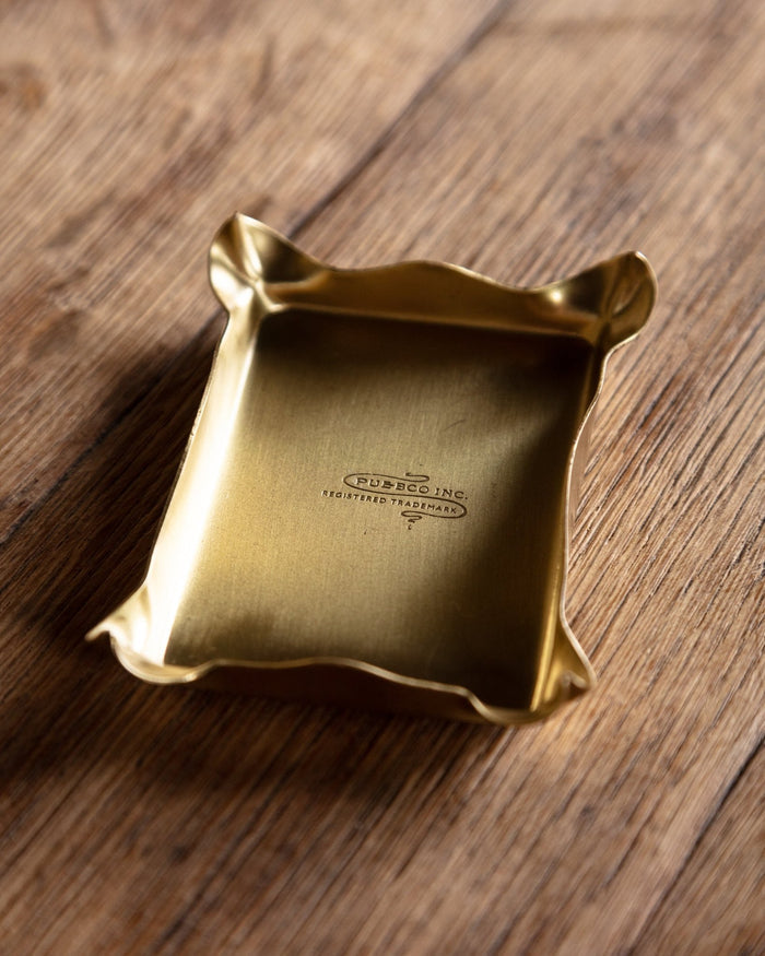 Curl Corner Brass Small Tray - Lone Fox