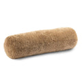 Curly Sheepskin Bolster Pillow: Gold - Lone Fox