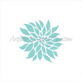 Dahlia Stencil