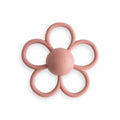 DAISY RATTLE TEETHER | DUSTY ROSE