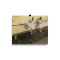"Dancers Practicing Barre" Art Print - Lone Fox