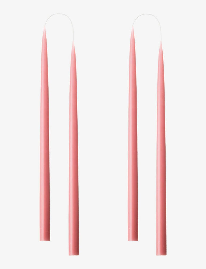 Dark Pink Danish Taper Candle | 12" - Lone Fox