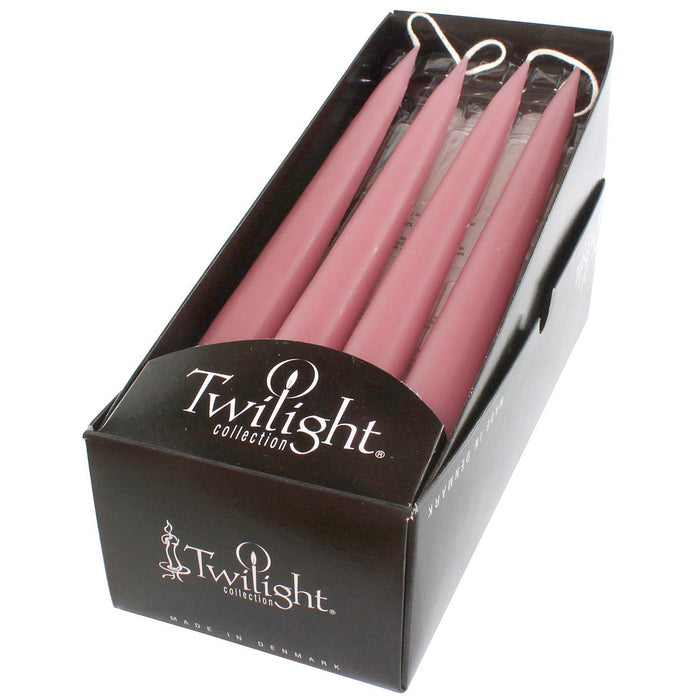 Dark Pink Danish Taper Candle | 12" - Lone Fox