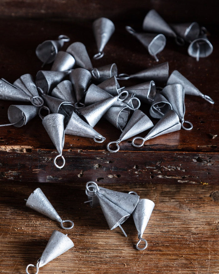 Decorative Metal Bells in Drawstring Bag (Set of 36) - Lone Fox
