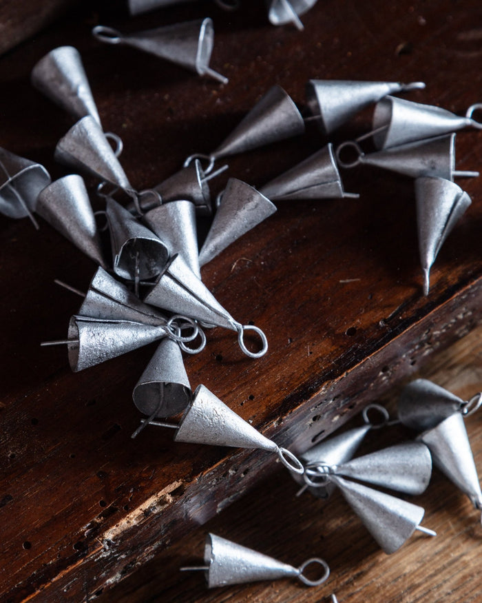 Decorative Metal Bells in Drawstring Bag (Set of 36) - Lone Fox