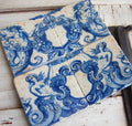 Delft Mermaids Stone Coasters - Lone Fox