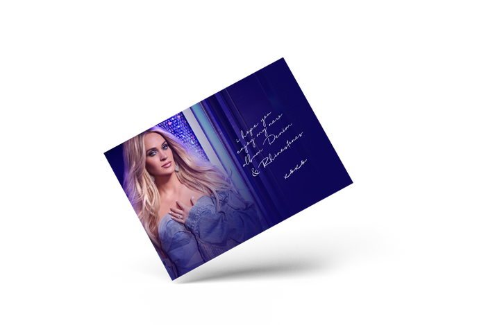 Denim & Rhinestones Signed Card