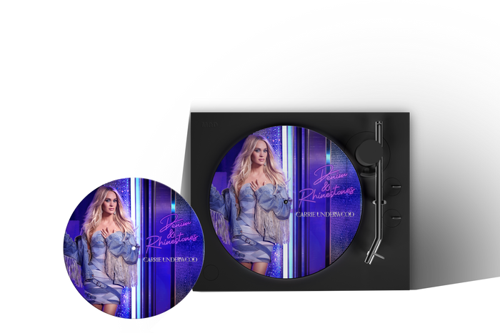 Denim & Rhinestones Signed slipmat