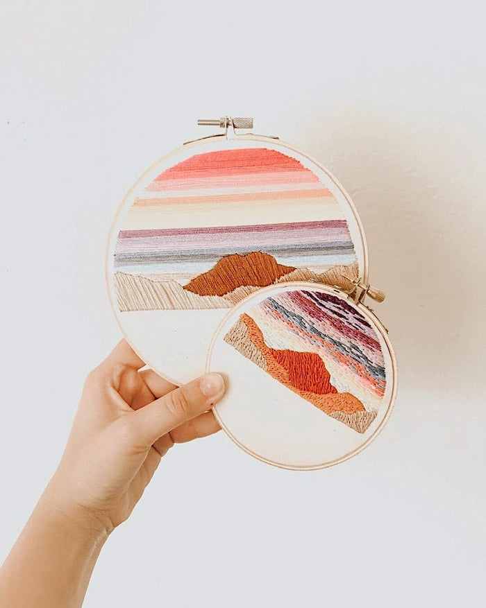 "Desert Dreamer" Embroidery Kit - Lone Fox