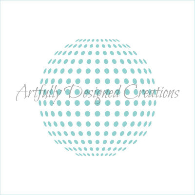 Disco Ball Stencil