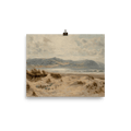 "Dunes on a Welsh Coast" Art Print - Lone Fox