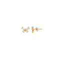 Earrings: Butterfly Crystal Marquis Stud