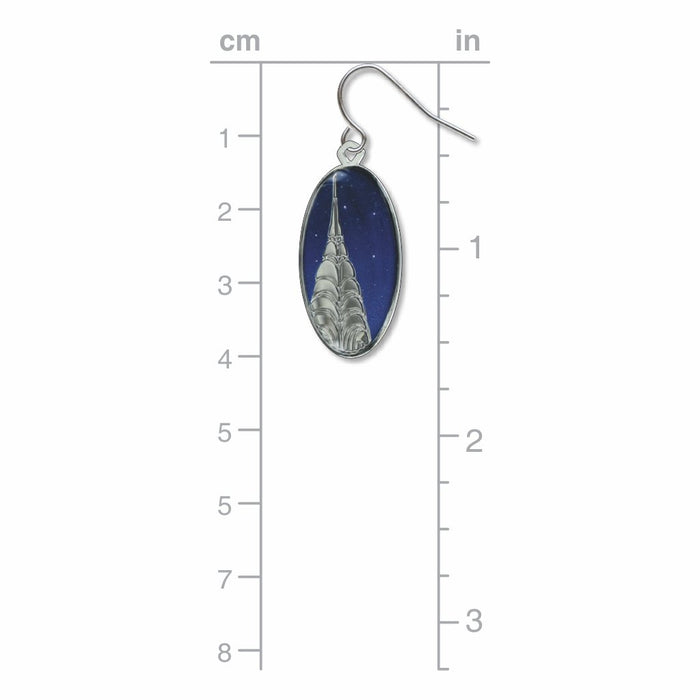 Earrings: Chrysler Building At Night