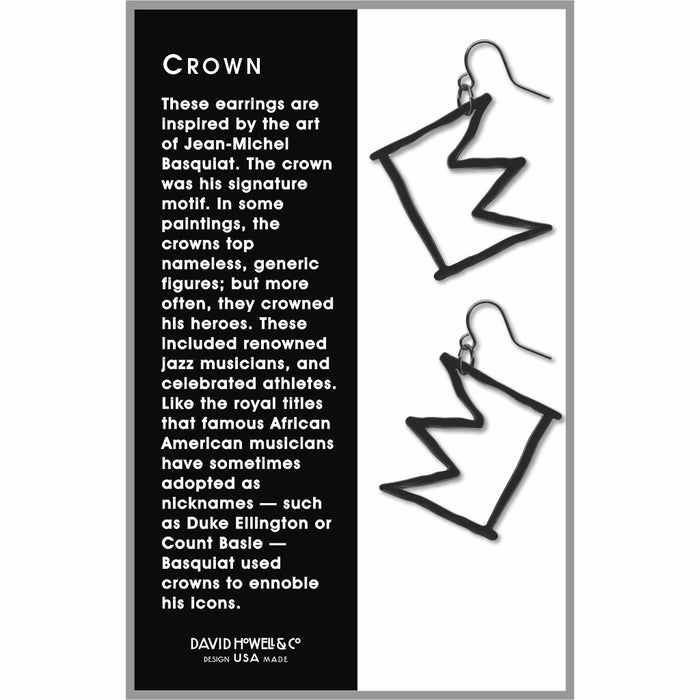 Earrings: Crown