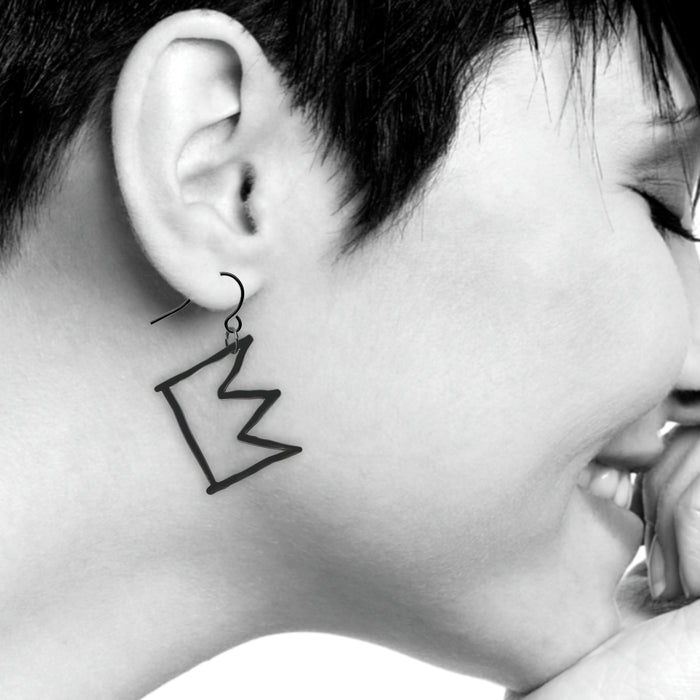 Earrings: Crown