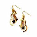 Earrings: Cubist Guitar