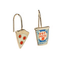 Earrings: Enamel Drop