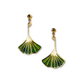 Earrings: Gingko