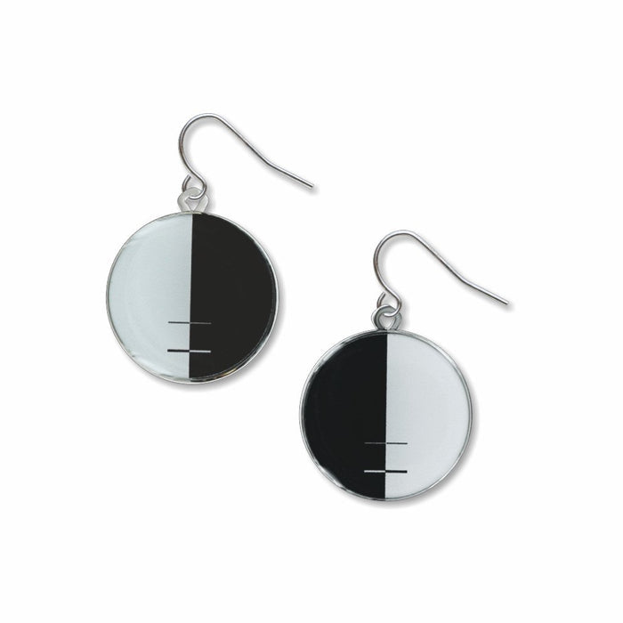 Earrings: Klimt Duality
