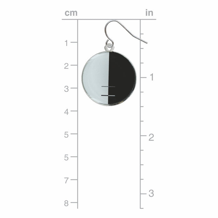 Earrings: Klimt Duality